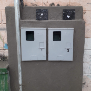 Caixa de luz interna cemig finalizada